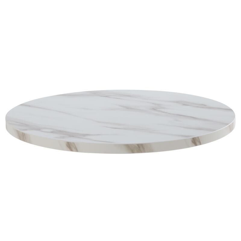 Plateau de table rond en aggloméré avec revêtement mélaminé ⌀60 cm
