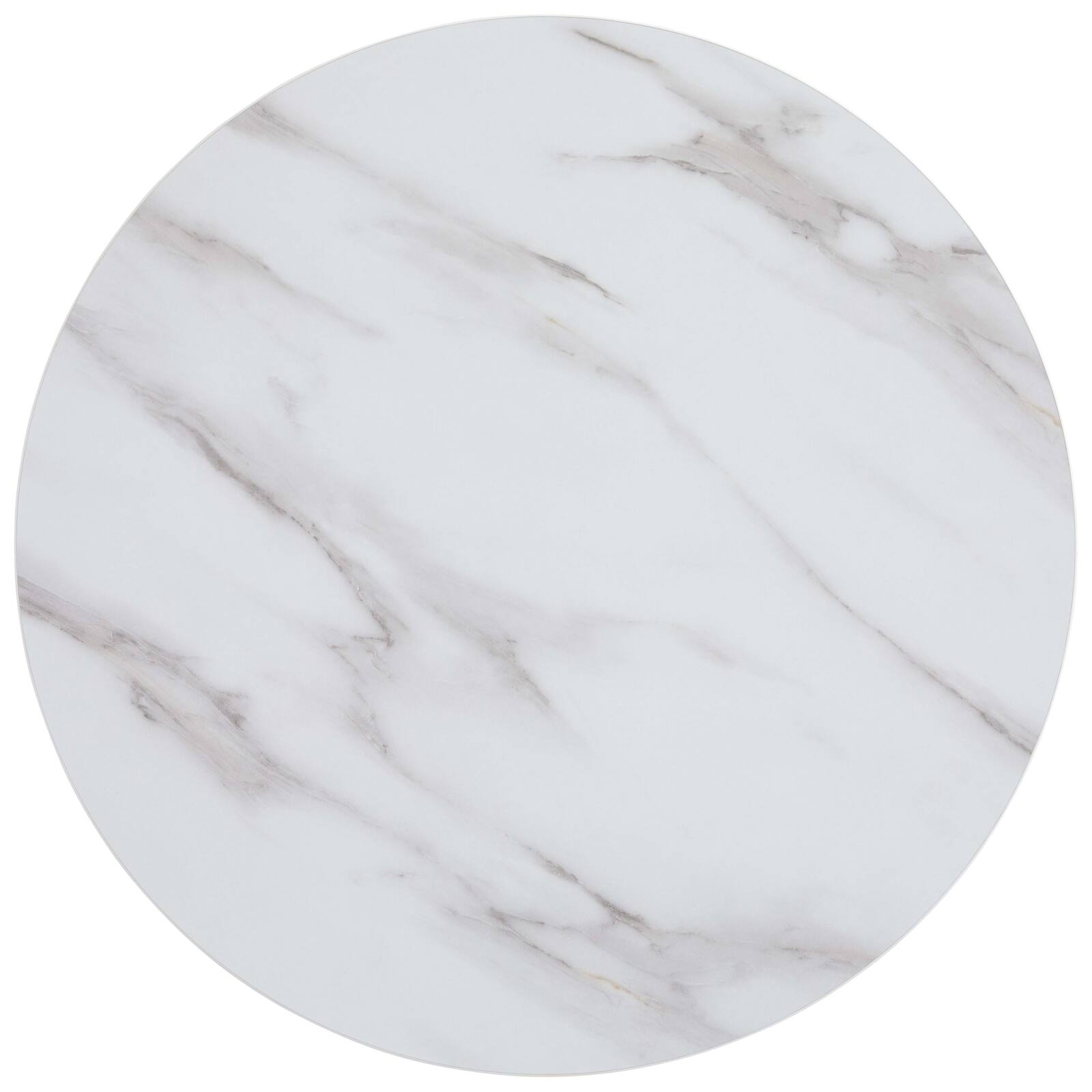 Plateau de table rond en aggloméré avec revêtement mélaminé ⌀60 cm