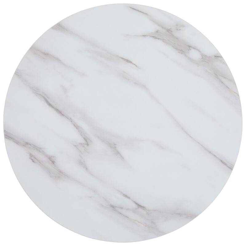 Plateau de table rond en aggloméré avec revêtement mélaminé ⌀60 cm