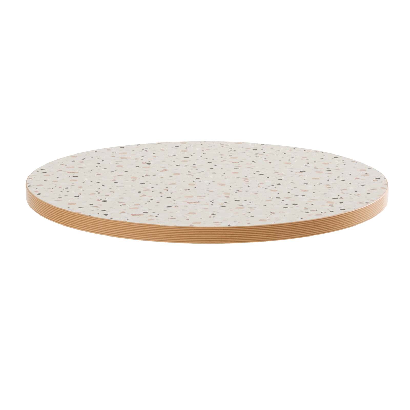 Plateau de table rond en aggloméré avec revêtement mélaminé ⌀60 cm