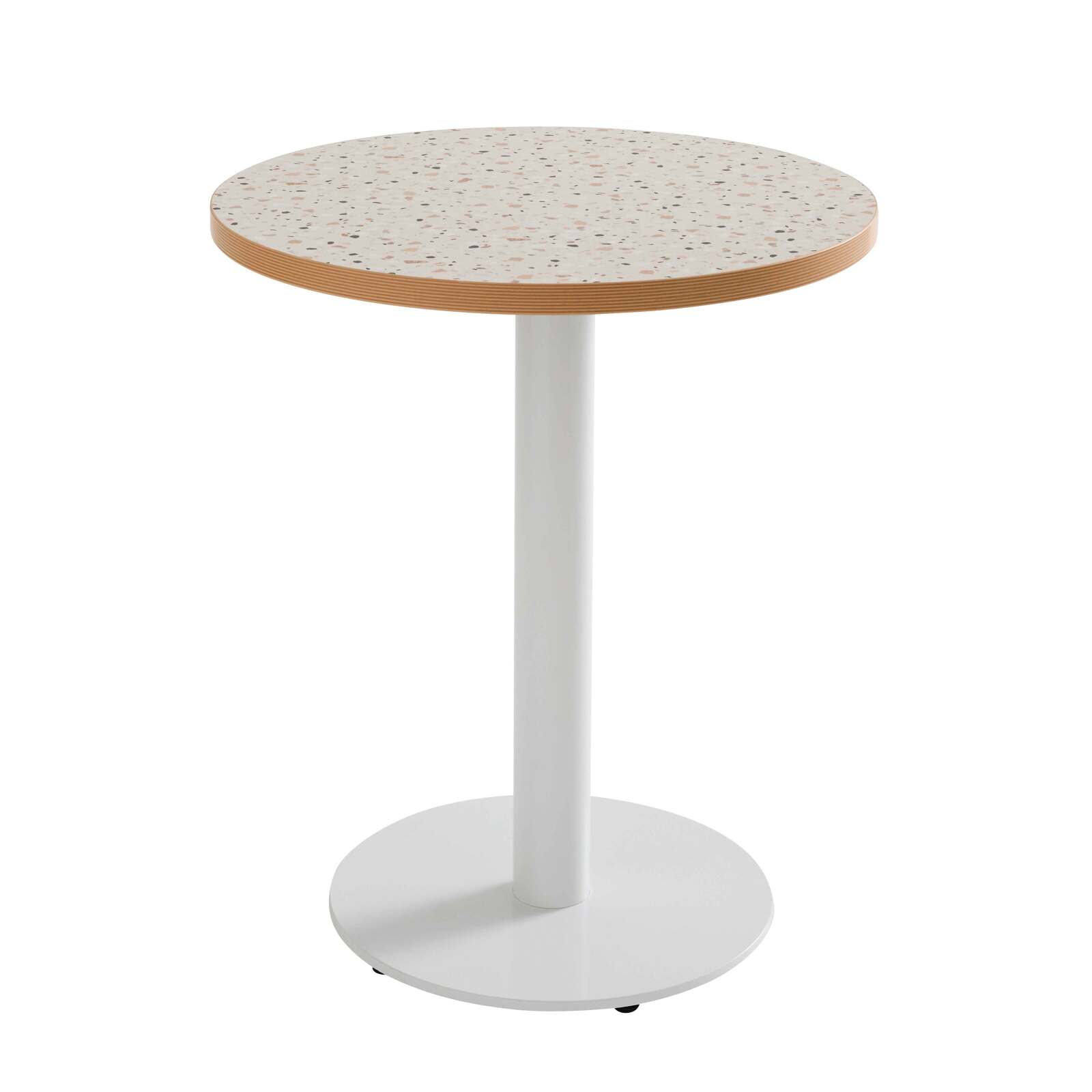 Plateau de table rond en aggloméré avec revêtement mélaminé ⌀60 cm