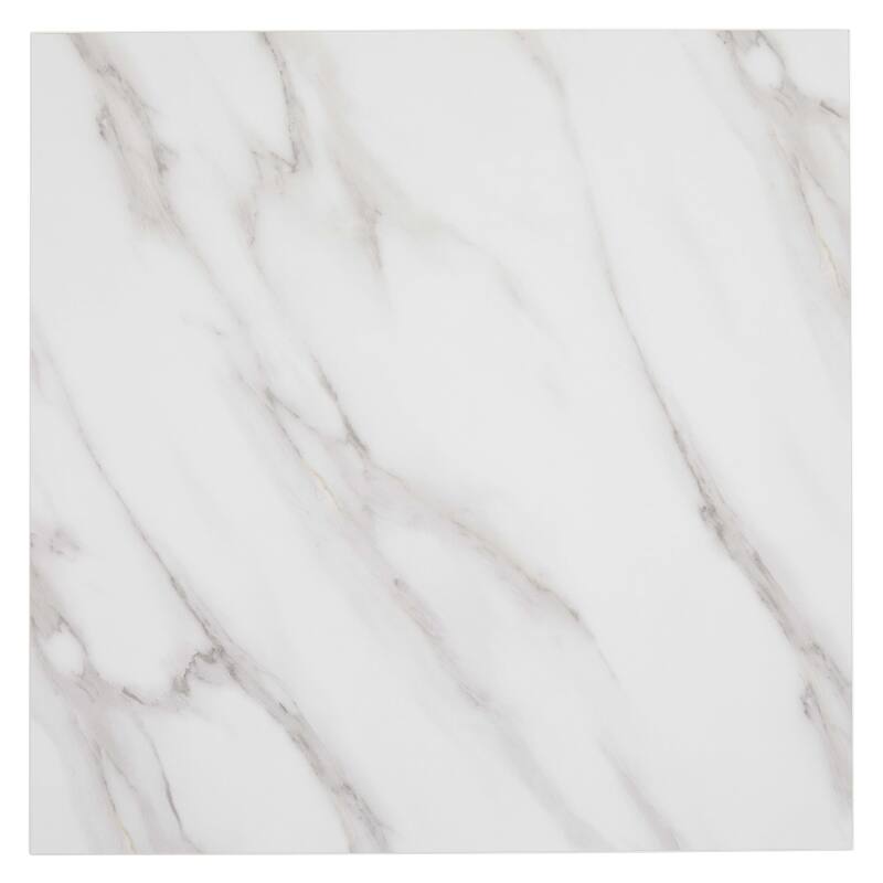 Plateau de table carré en aggloméré avec revêtement mélaminé 60 x 60 cm