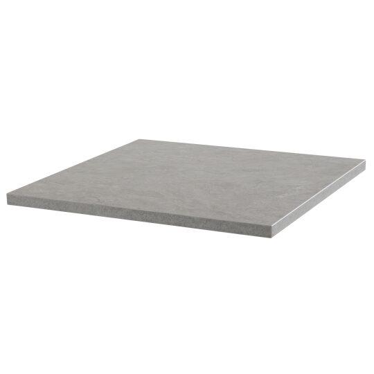 Plateau de table carré en aggloméré avec revêtement mélaminé 60 x 60 cm