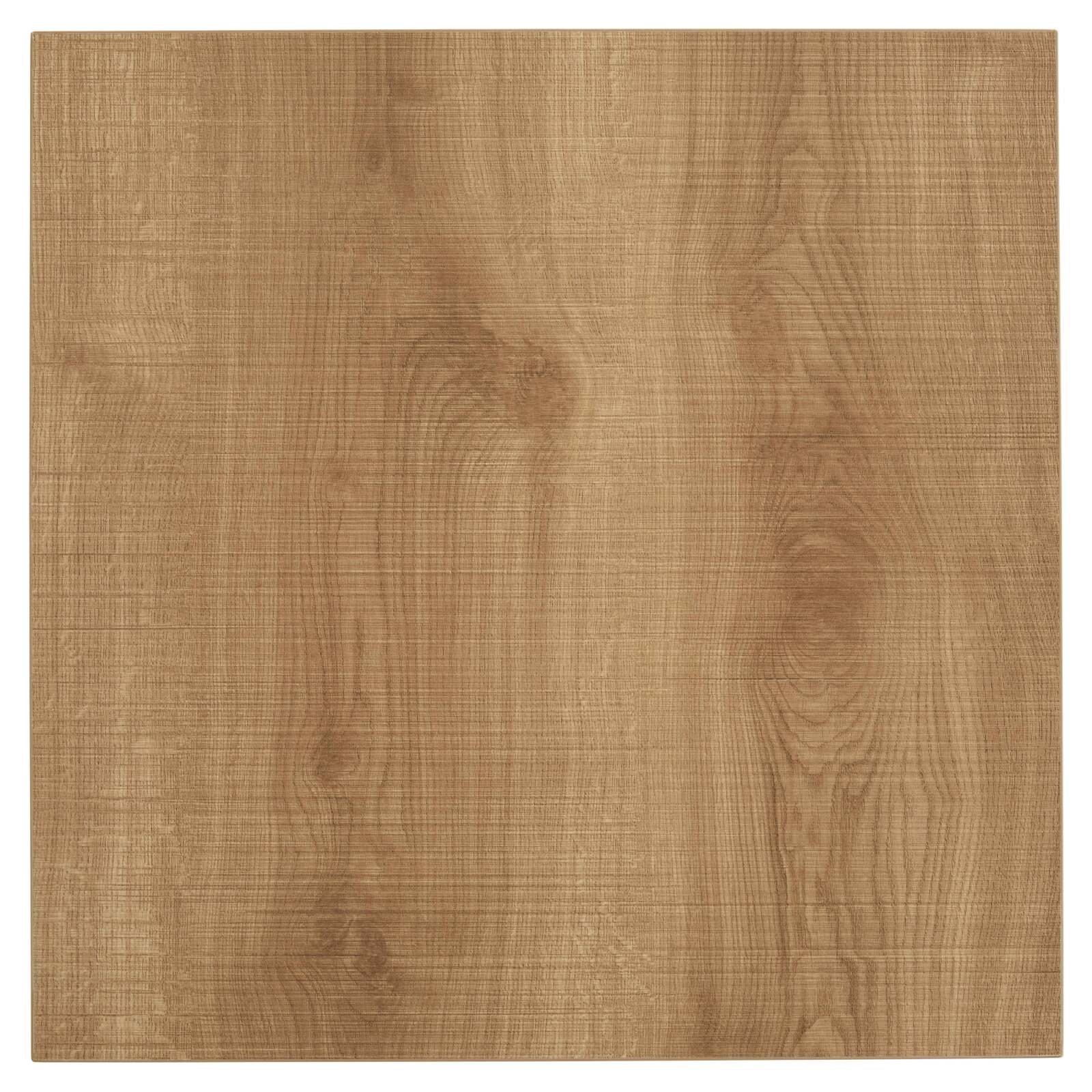 Plateau de table carré en aggloméré avec revêtement mélaminé 60 x 60 cm