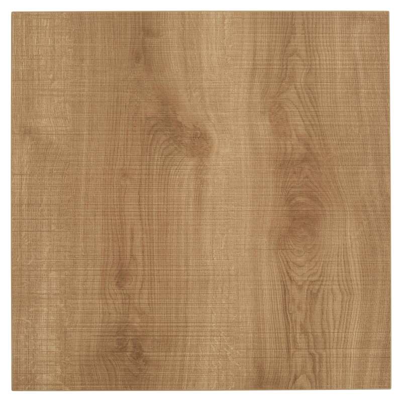 Plateau de table carré en aggloméré avec revêtement mélaminé 60 x 60 cm