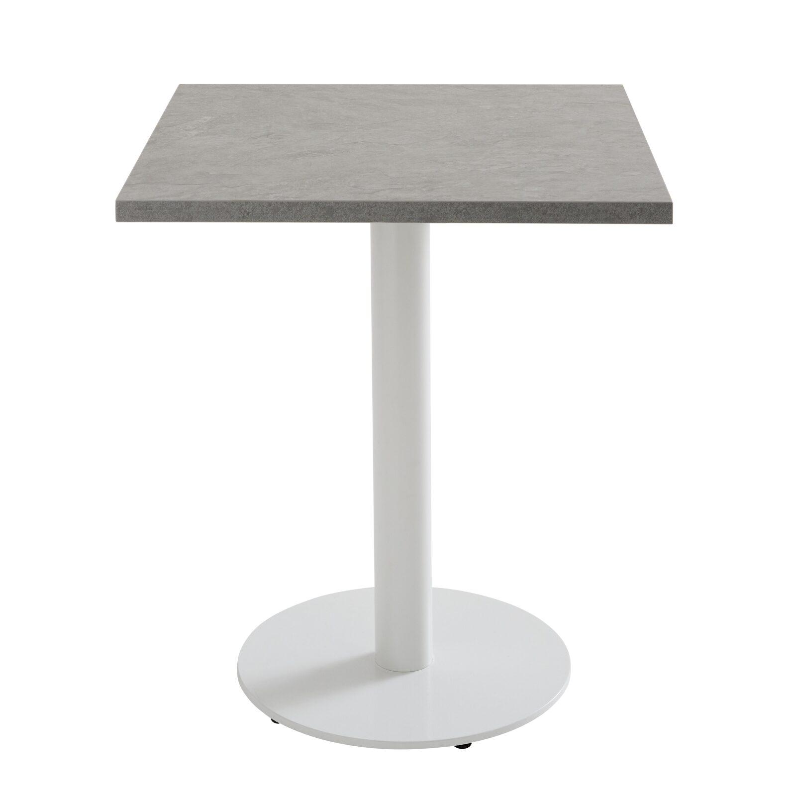 Plateau de table carré en aggloméré avec revêtement mélaminé 60 x 60 cm