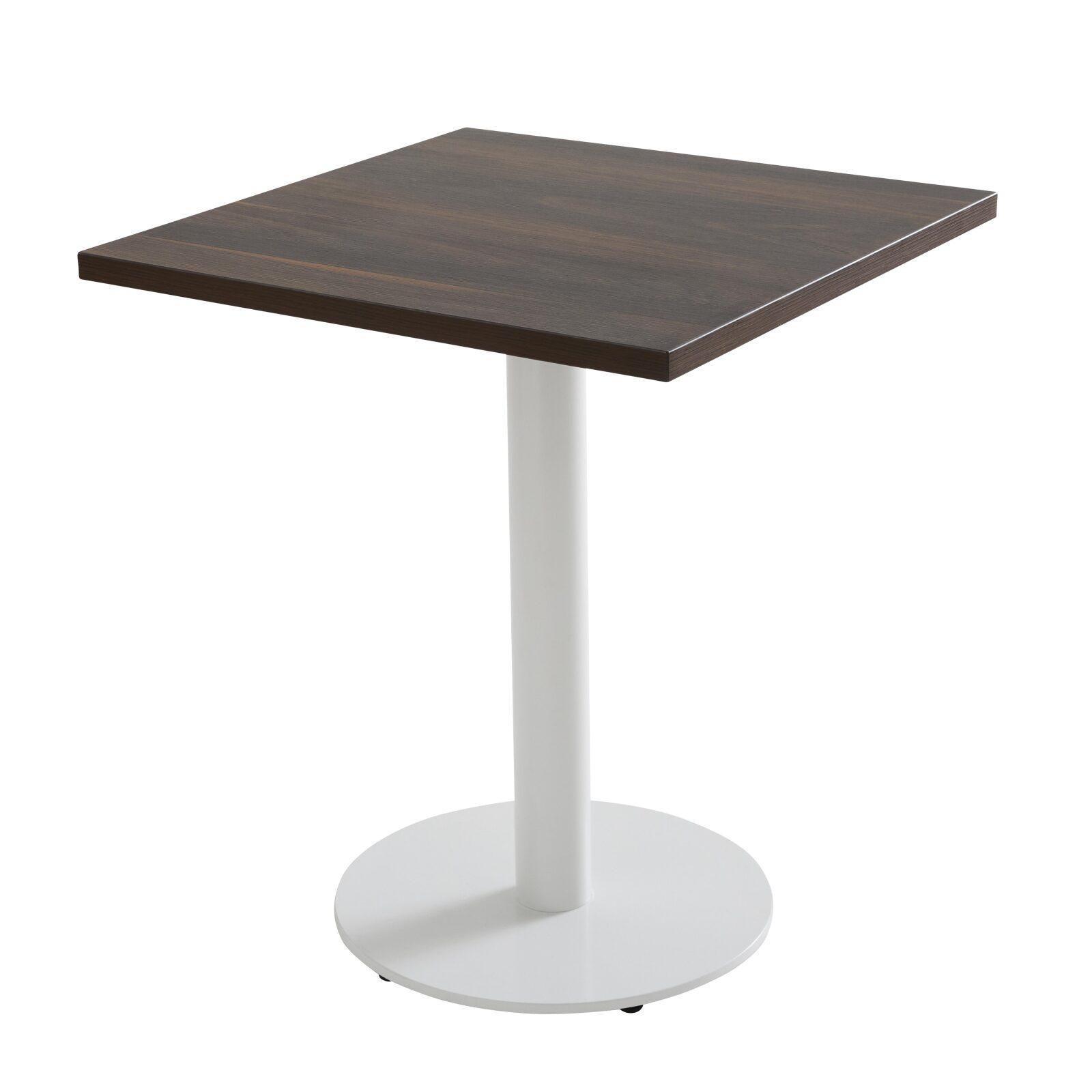 Plateau de table carré en aggloméré avec revêtement mélaminé 60 x 60 cm