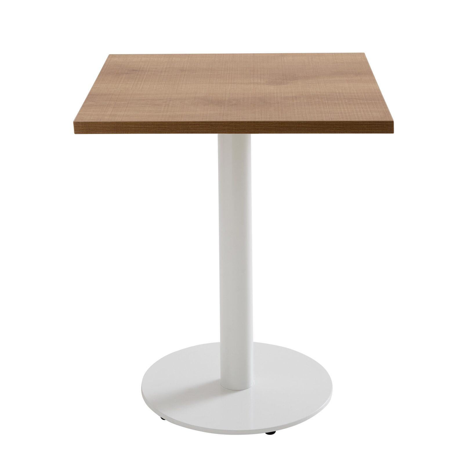 Plateau de table carré en aggloméré avec revêtement mélaminé 60 x 60 cm