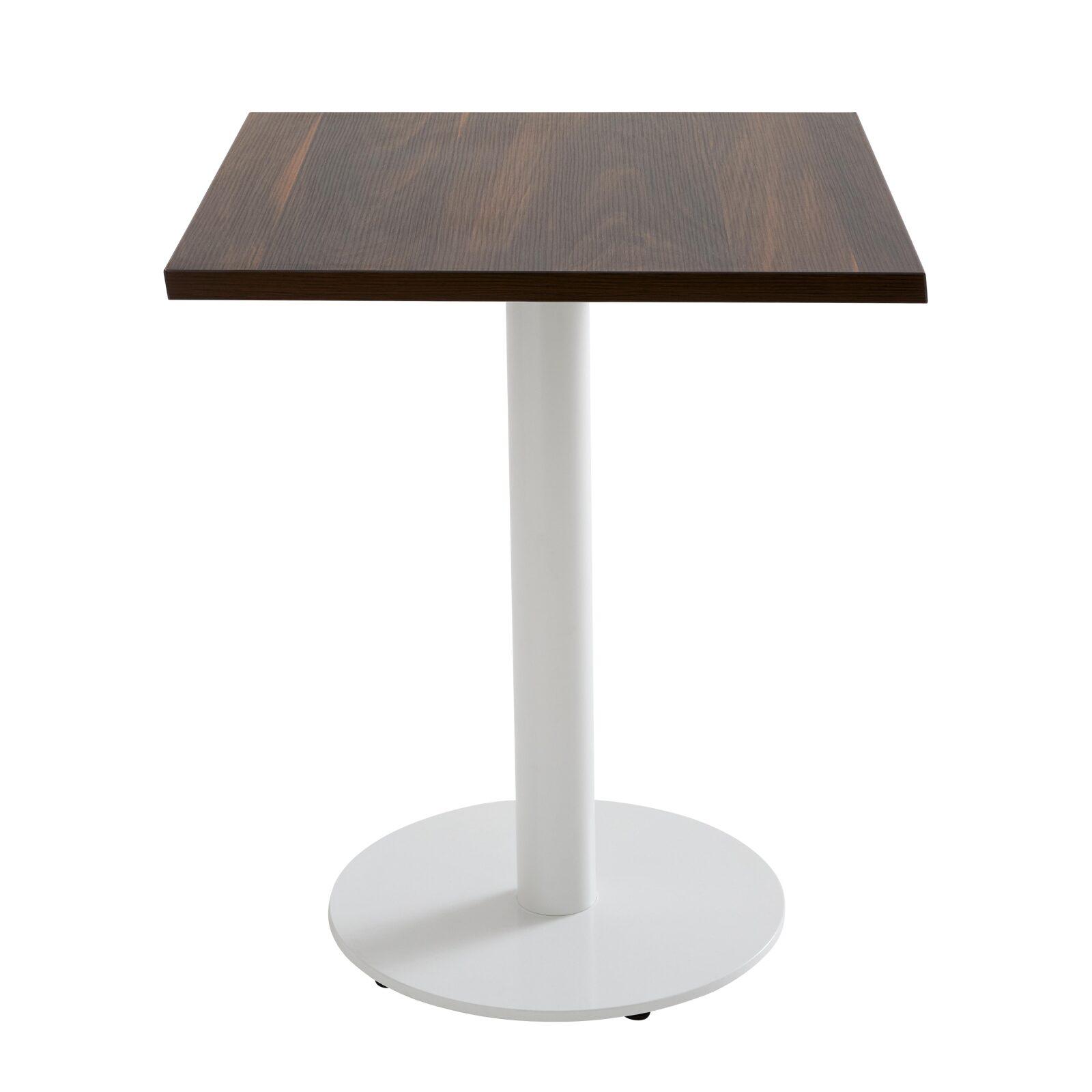 Plateau de table carré en aggloméré avec revêtement mélaminé 60 x 60 cm