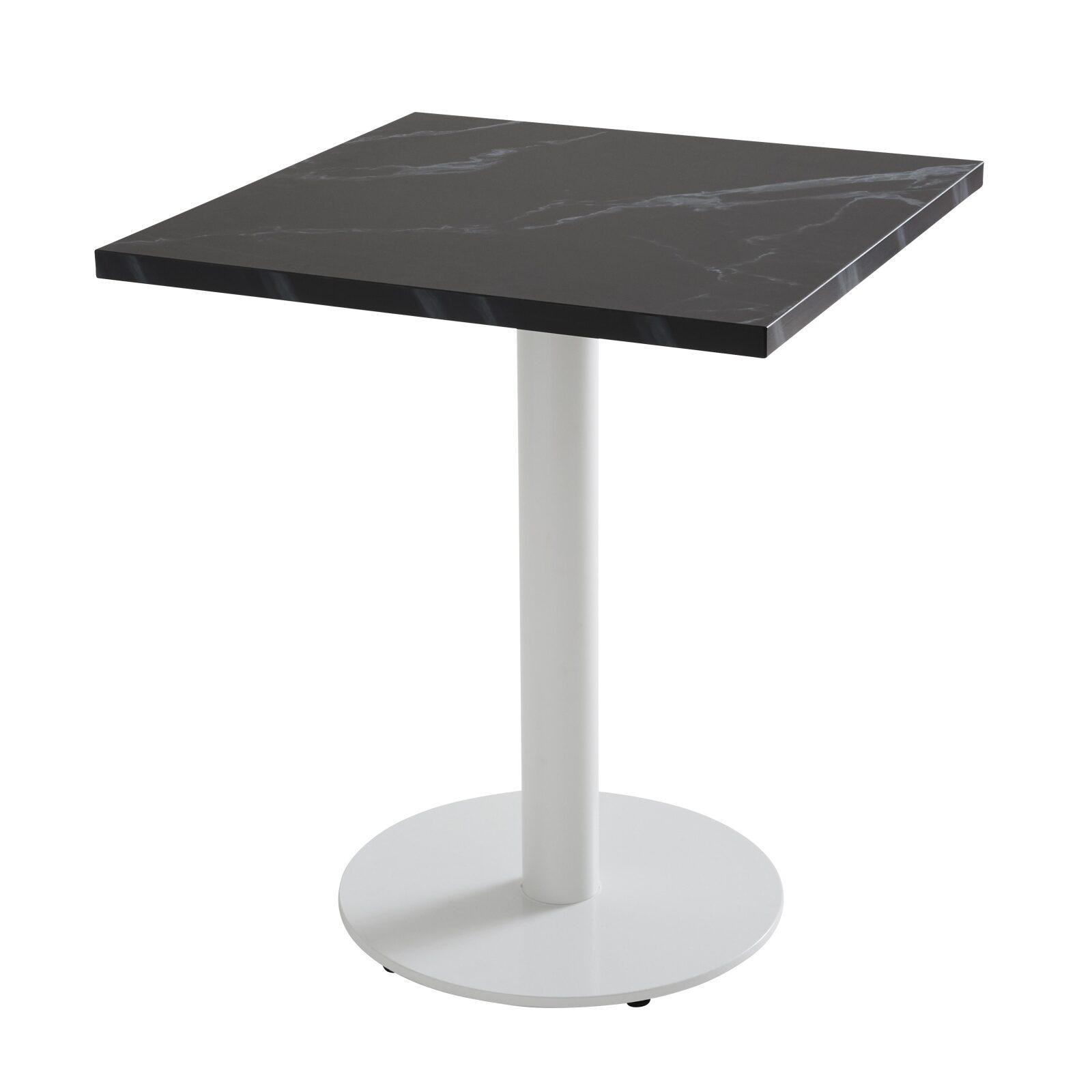 Plateau de table carré en aggloméré avec revêtement mélaminé 60 x 60 cm