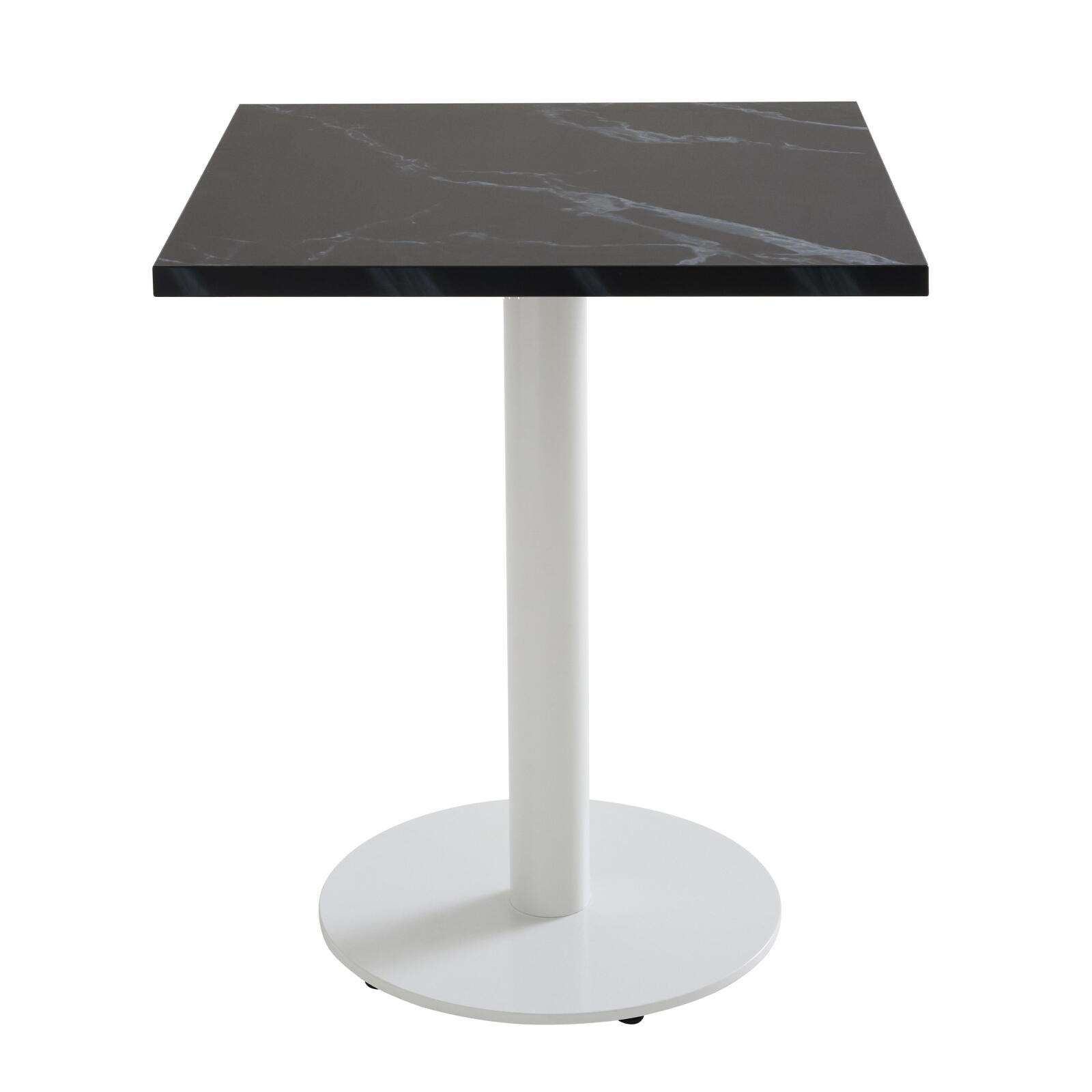 Plateau de table carré en aggloméré avec revêtement mélaminé 60 x 60 cm