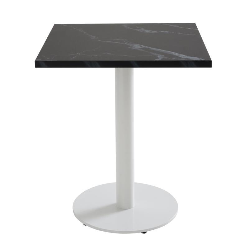 Plateau de table carré en aggloméré avec revêtement mélaminé 60 x 60 cm (5/6)