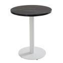 Table à manger ronde Ø 60 cm en aggloméré avec revêtement mélaminé