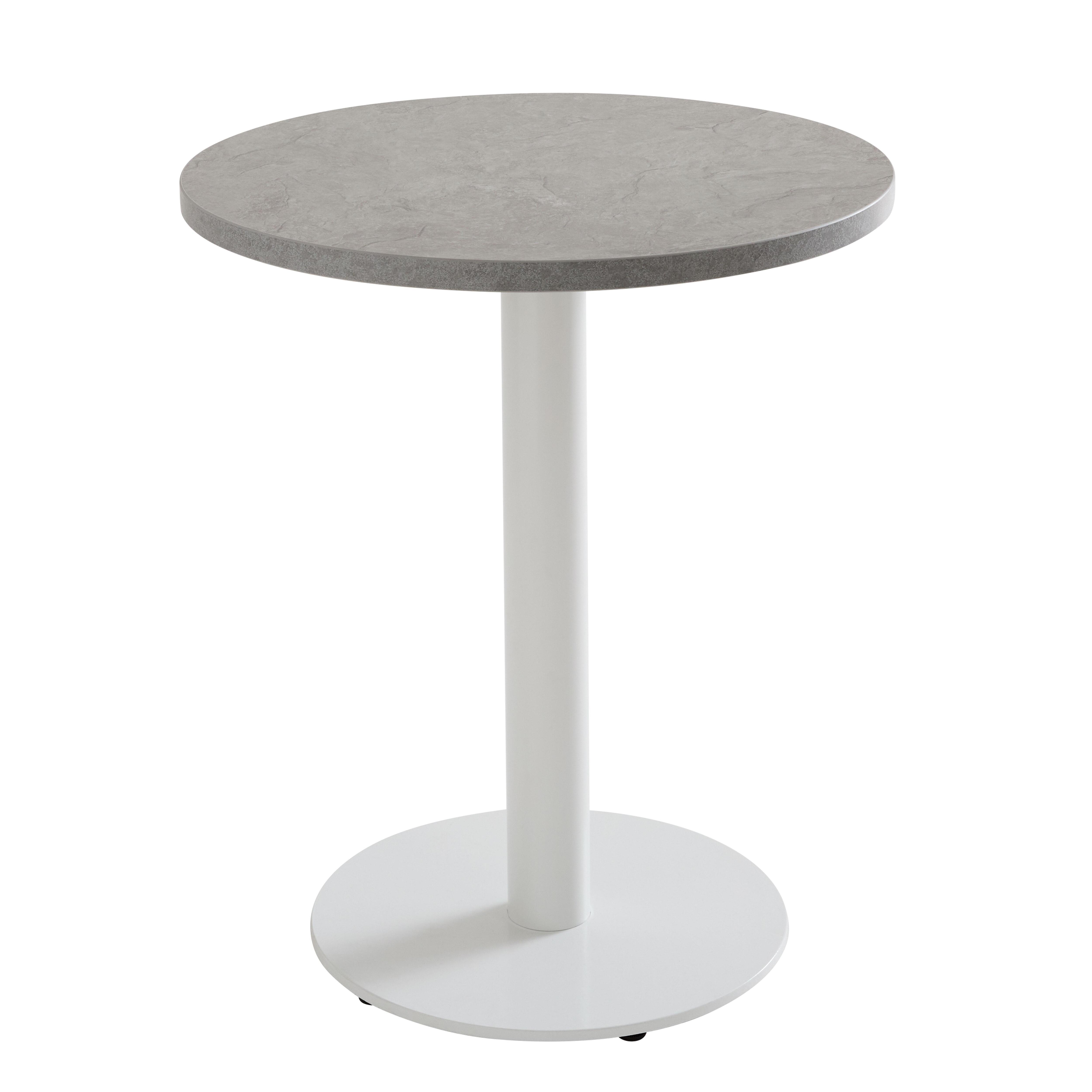 Table de restaurant ronde Ø 60 cm en aggloméré avec revêtement mélaminé