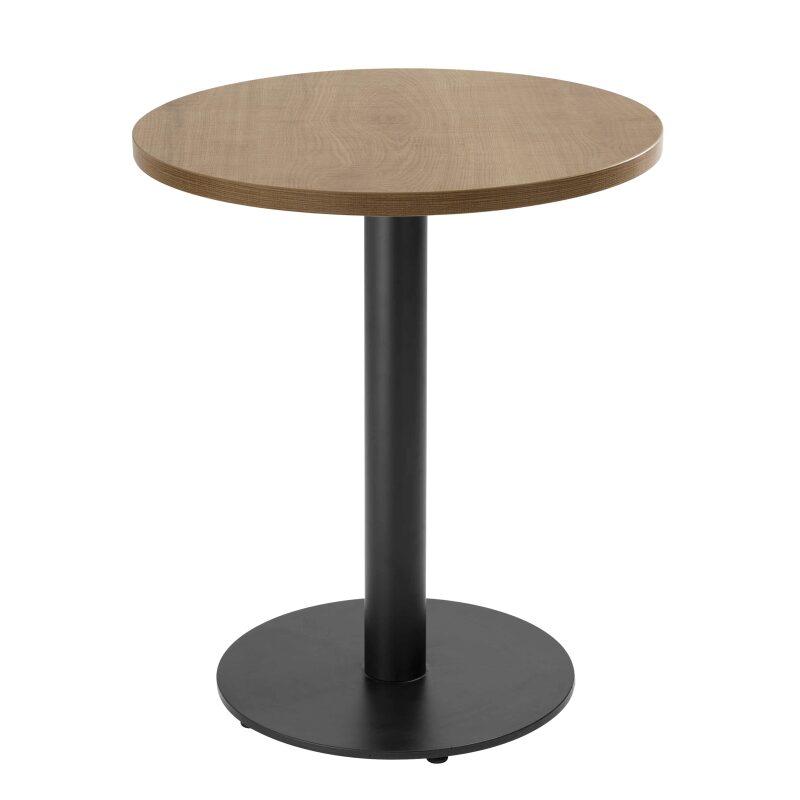 Table à manger ronde Ø 60 cm en aggloméré avec revêtement mélaminé