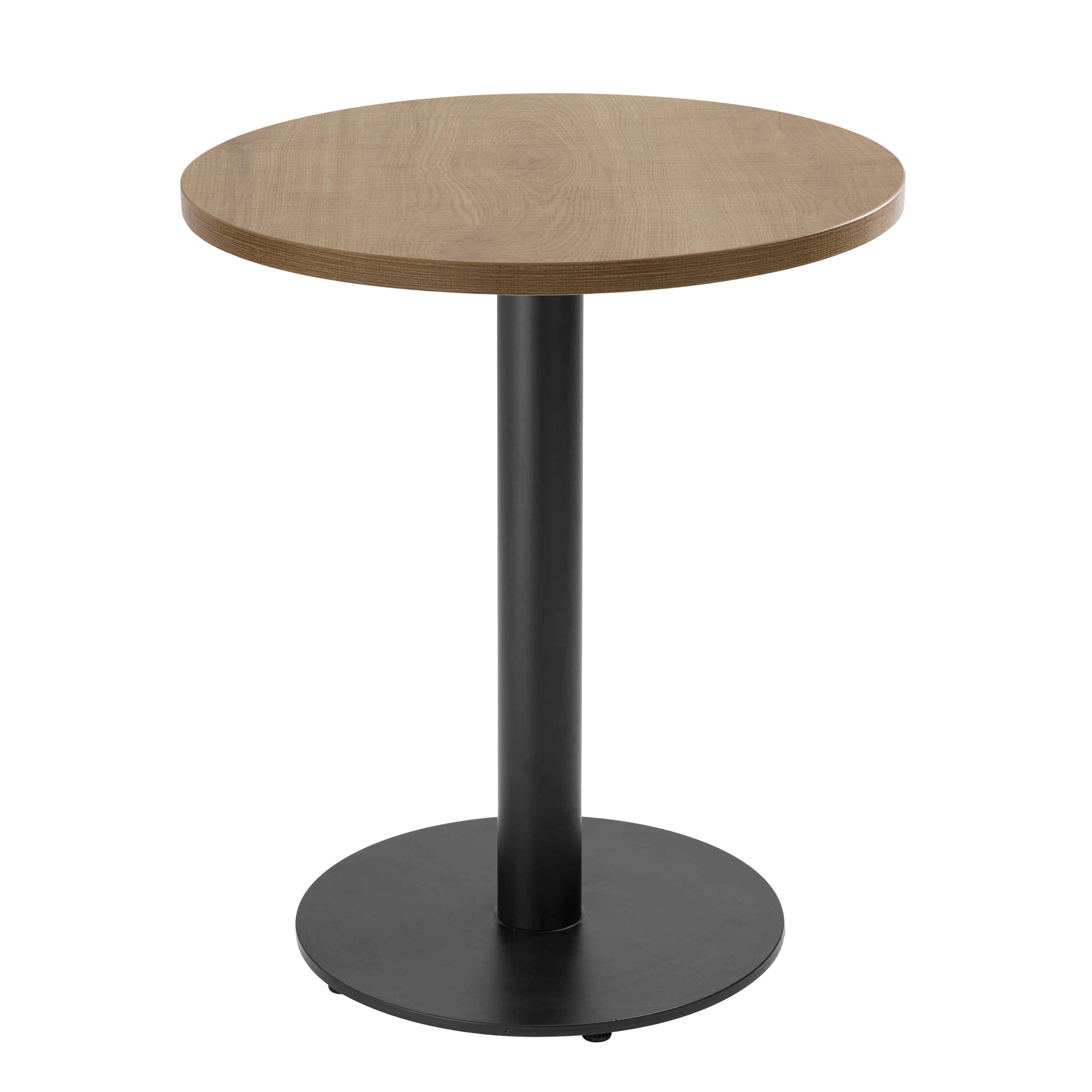 Table de restaurant ronde Ø 60 cm en aggloméré avec revêtement mélaminé