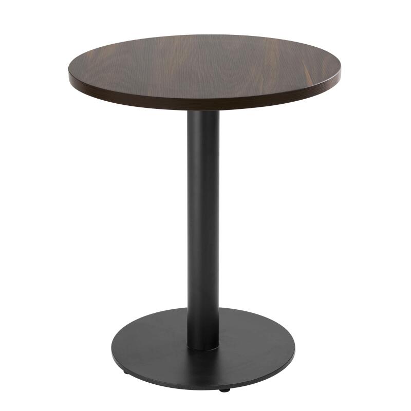 Table à manger ronde Ø 60 cm en aggloméré avec revêtement mélaminé