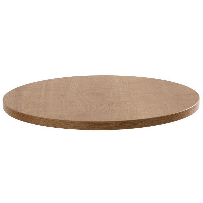 Table à manger ronde Ø 60 cm en aggloméré avec revêtement mélaminé