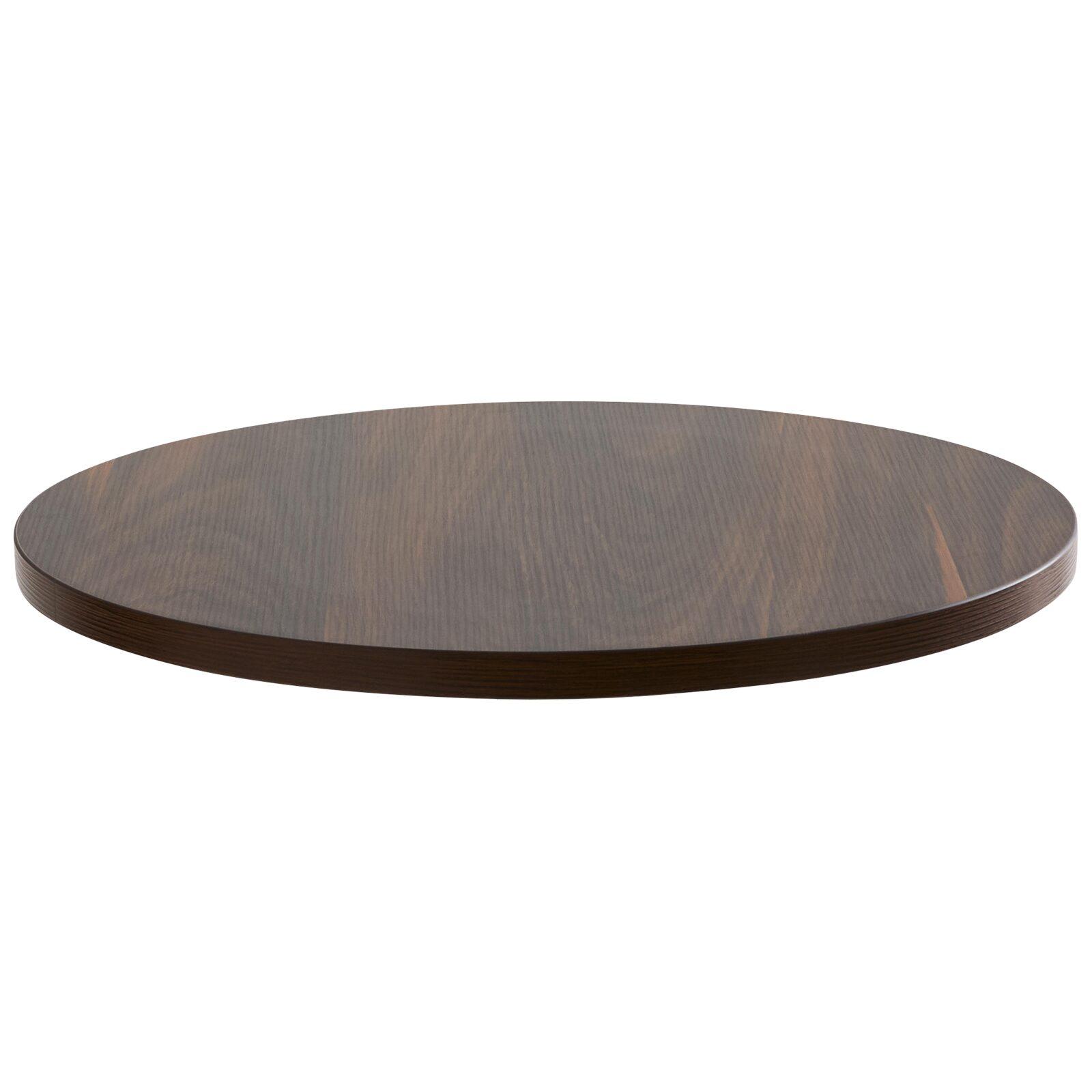 Table à manger ronde Ø 60 cm en aggloméré avec revêtement mélaminé