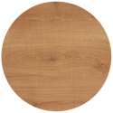 Table à manger ronde Ø 60 cm en aggloméré avec revêtement mélaminé