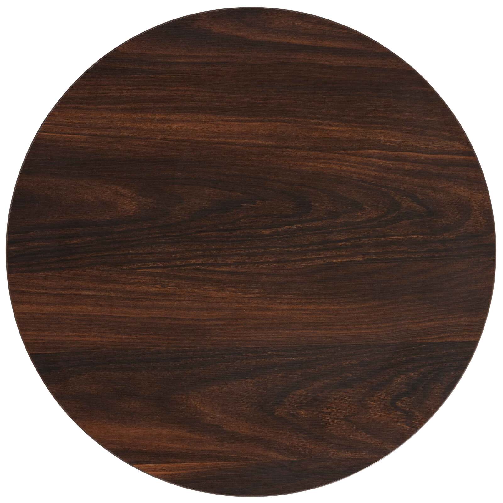 Table à manger ronde Ø 60 cm en aggloméré avec revêtement mélaminé