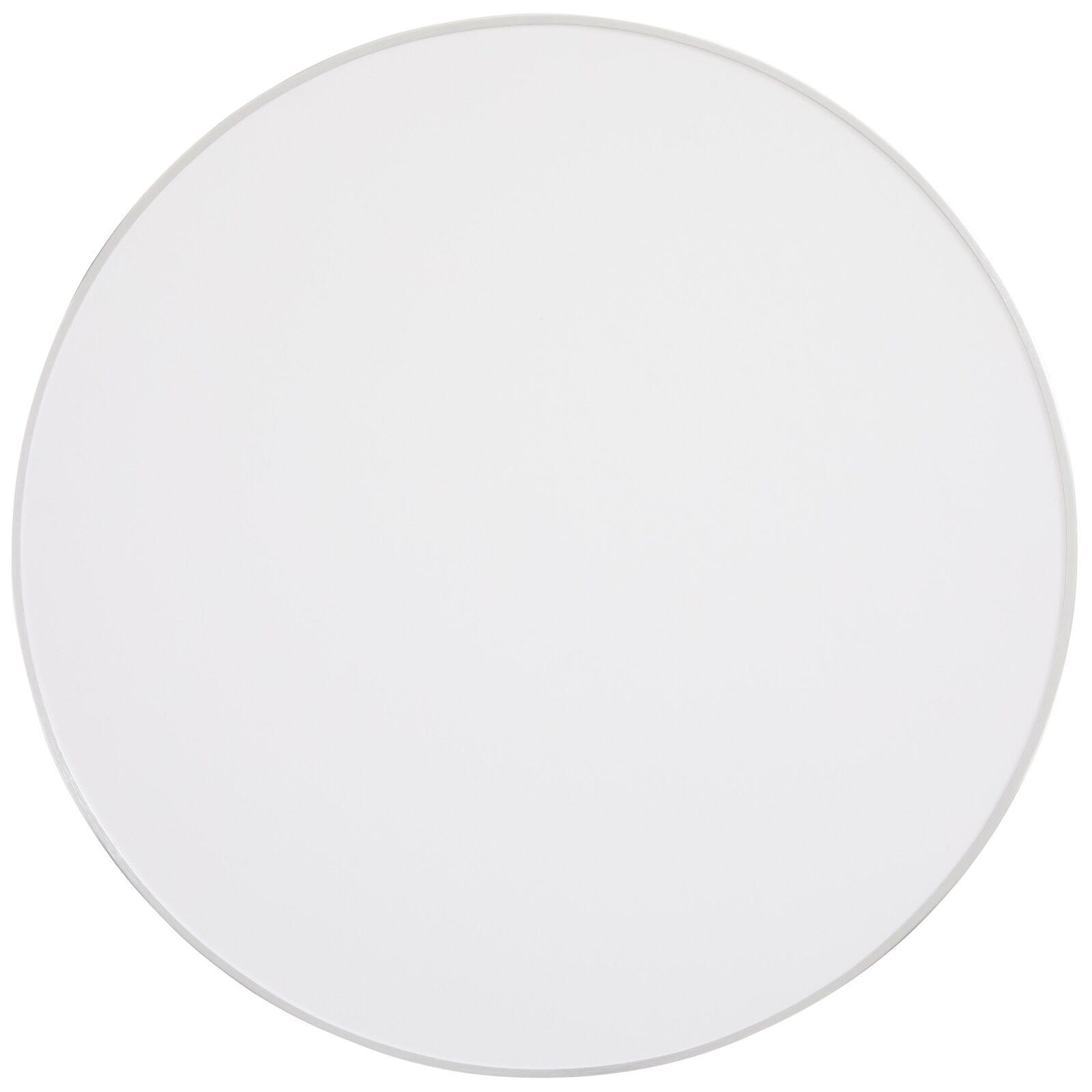 Table de restaurant ronde Ø 60 cm en contreplaqué avec revêtement stratifié et bords en aluminium