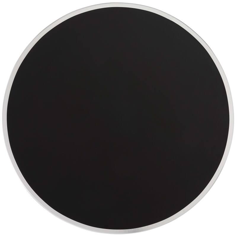 Plateau de table rond en contreplaqué avec revêtement stratifié et bords en aluminium ⌀60 cm