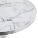 Plateau de table rond en contreplaqué avec revêtement stratifié et bords en aluminium ⌀60 cm