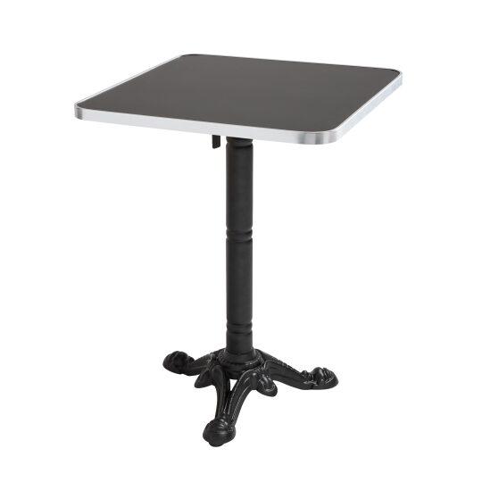 Table de restaurant inclinable 60 x 60 cm en contreplaqué avec revêtement stratifié et bords en aluminium | Mobeventpro