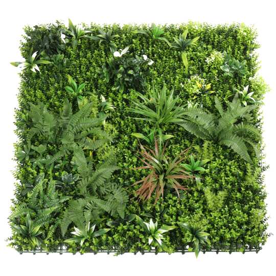 Mur végétal artificiel jungle tropicale intérieur et extérieur 100x100 cm