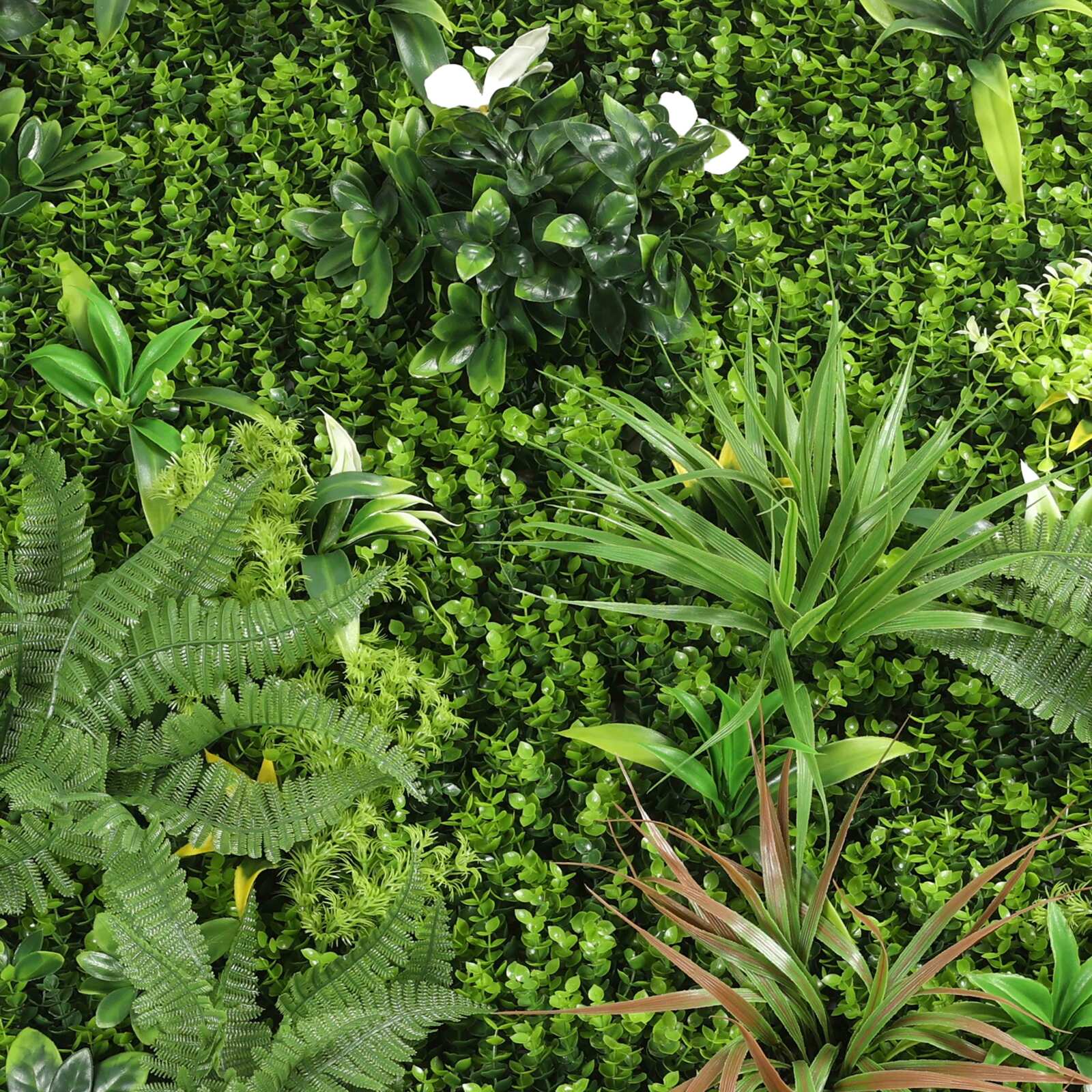 Mur végétal artificiel jungle tropicale intérieur et extérieur 100x100 cm