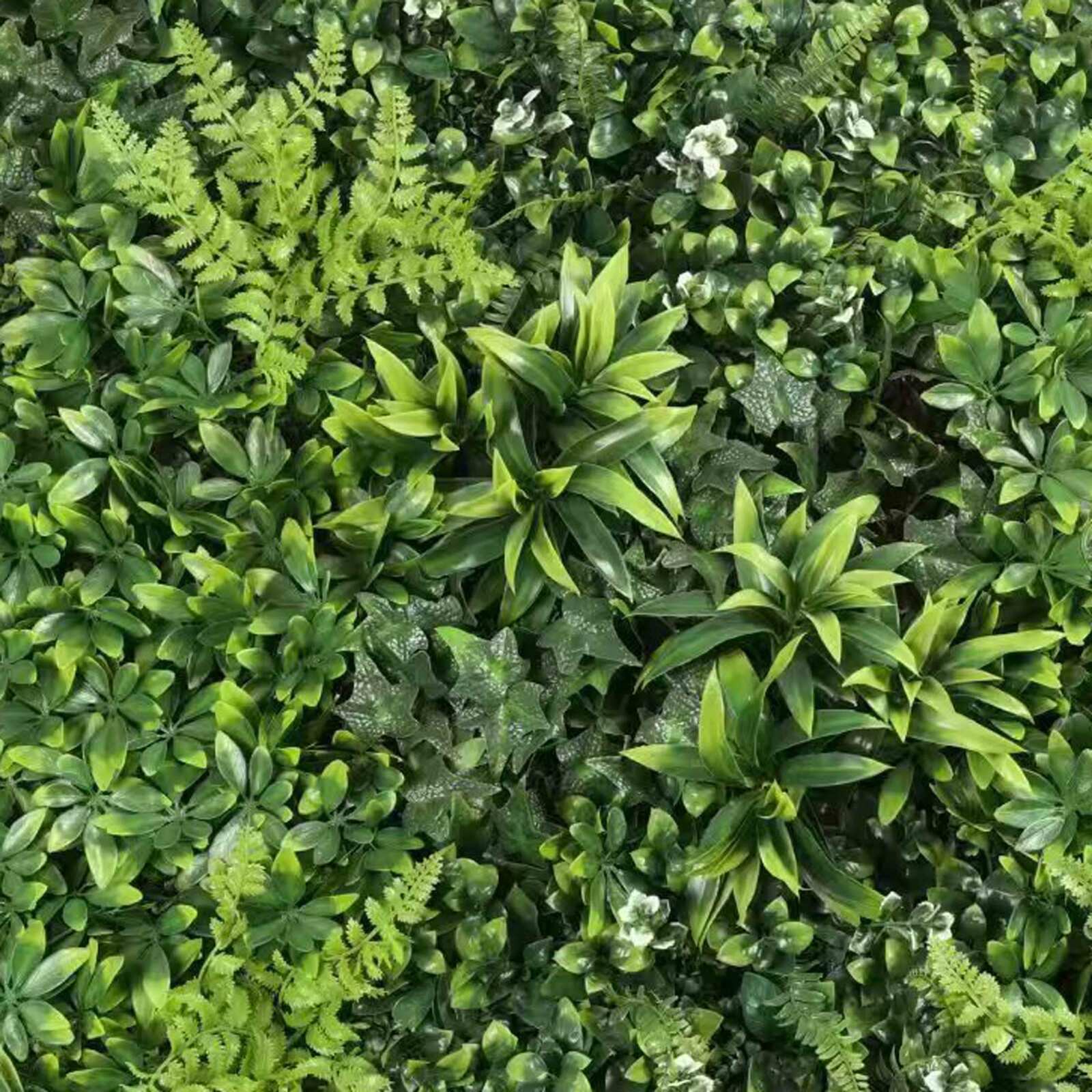 Mur végétal artificiel feuillage élégant intérieur et extérieur 100x100 cm