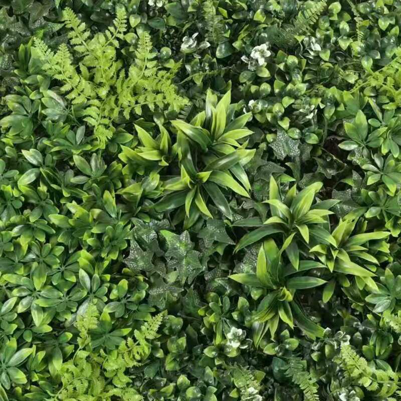 Mur végétal artificiel feuillage élégant intérieur et extérieur 100x100 cm