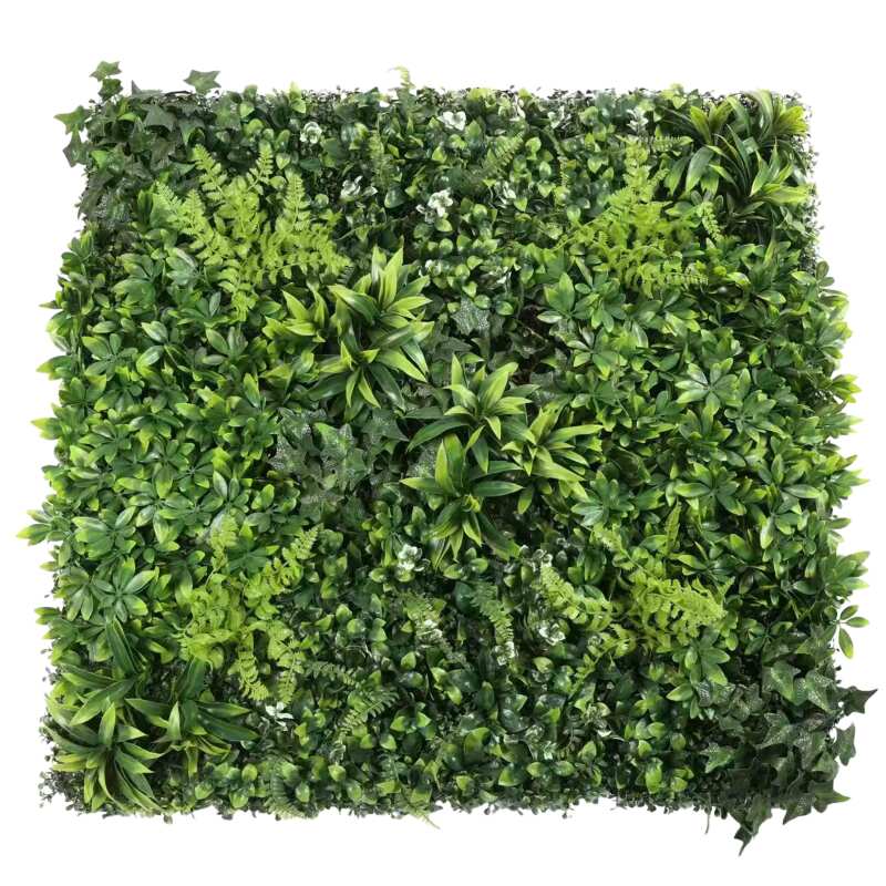 Mur végétal artificiel feuillage élégant intérieur et extérieur 100x100 cm