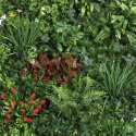 Mur végétal artificiel nature fleurie intérieur et extérieur 100x100 cm