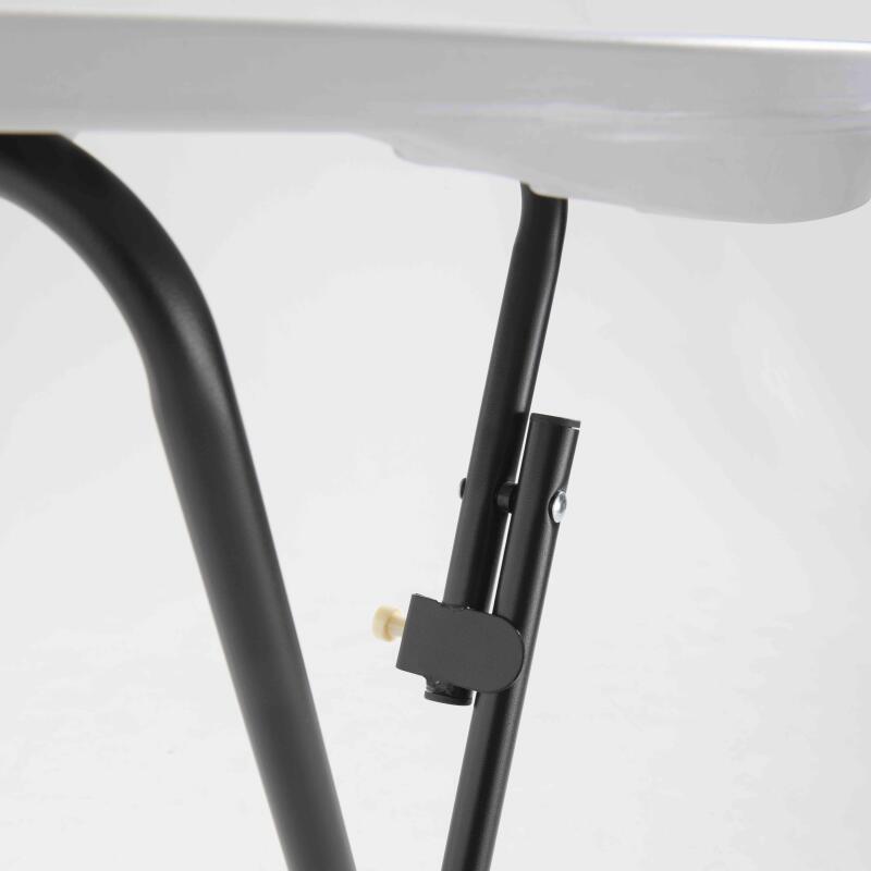 Mange debout pliant blanc 110 x Ø60 cm - Lot de 2 