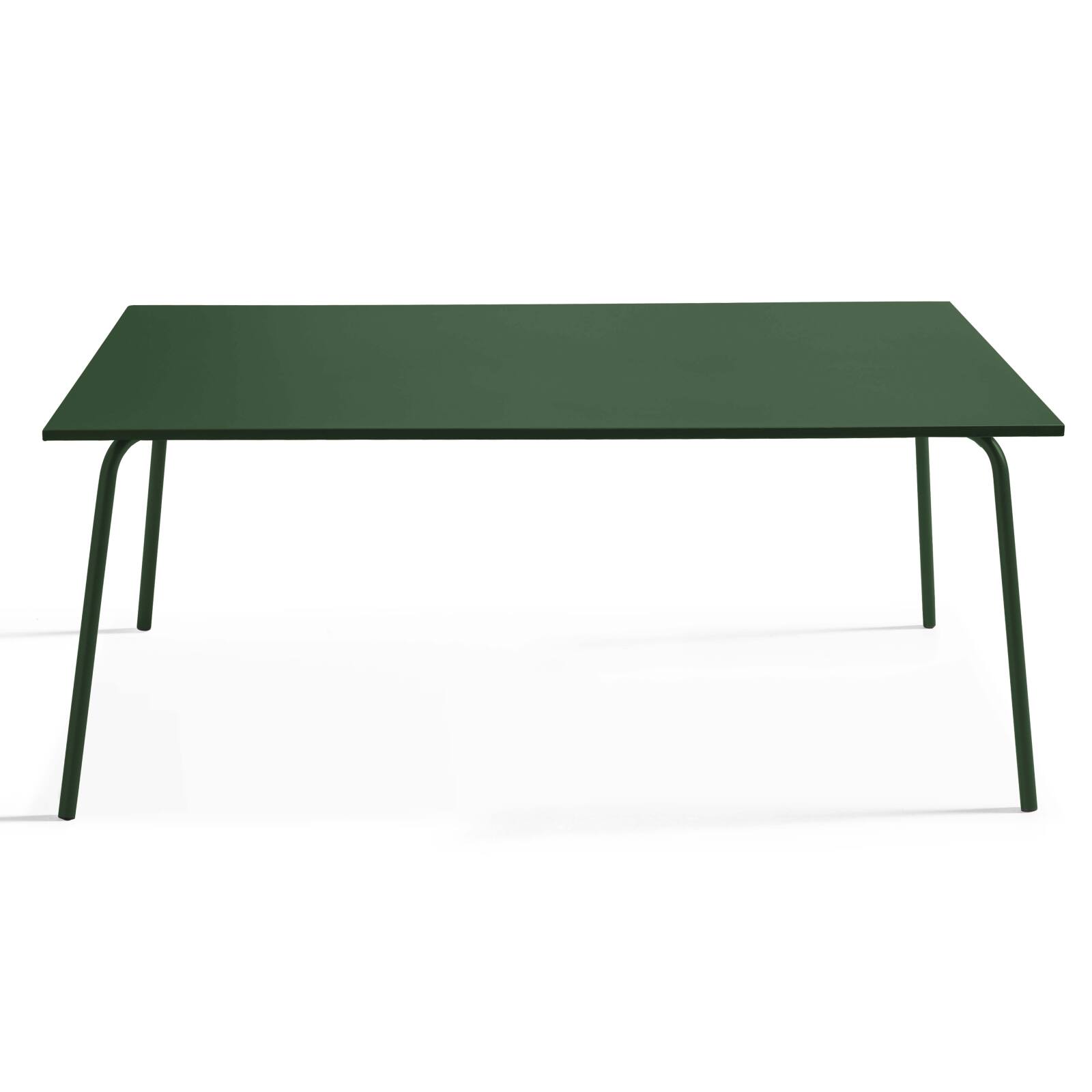 Table de restaurant en métal 8 personnes 180x90 cm