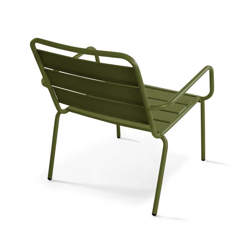 Fauteuil de terrasse bas en métal (3/5)