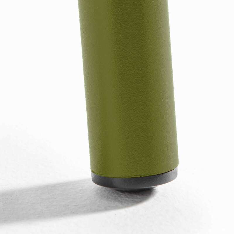 Table de terrasse en métal 180x90 cm et 8 chaises avec accoudoirs (6/10)