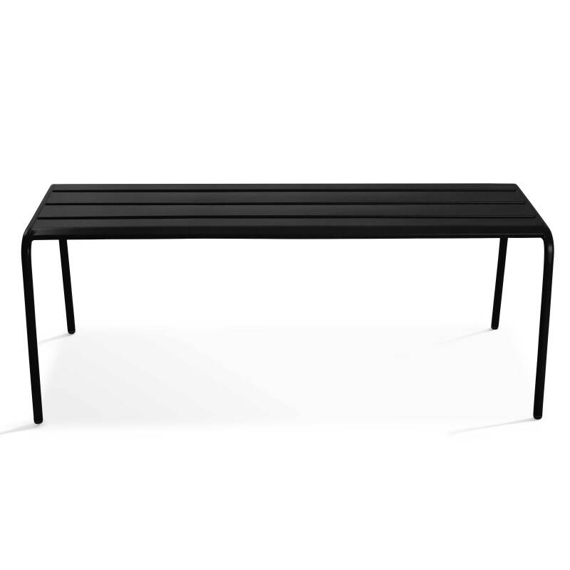 Banquette d'extérieur en métal