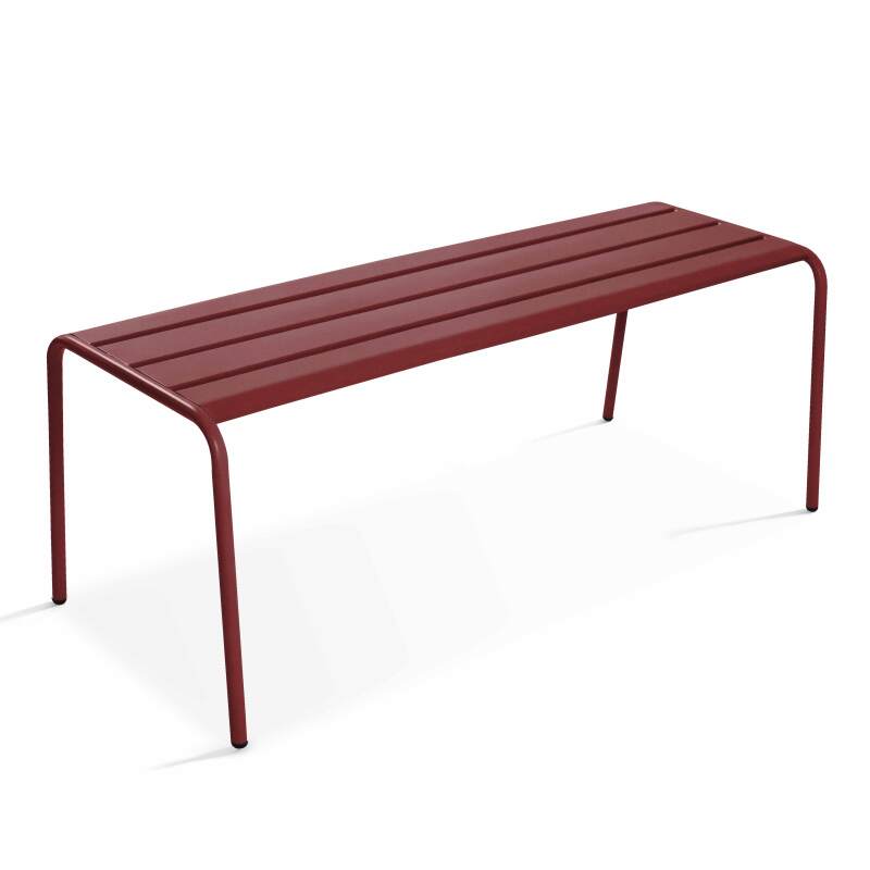 Banquette d'extérieur en métal