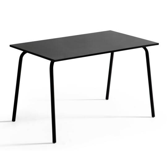 Table de restaurant en métal 6 personnes 120x70 cm | Mobeventpro