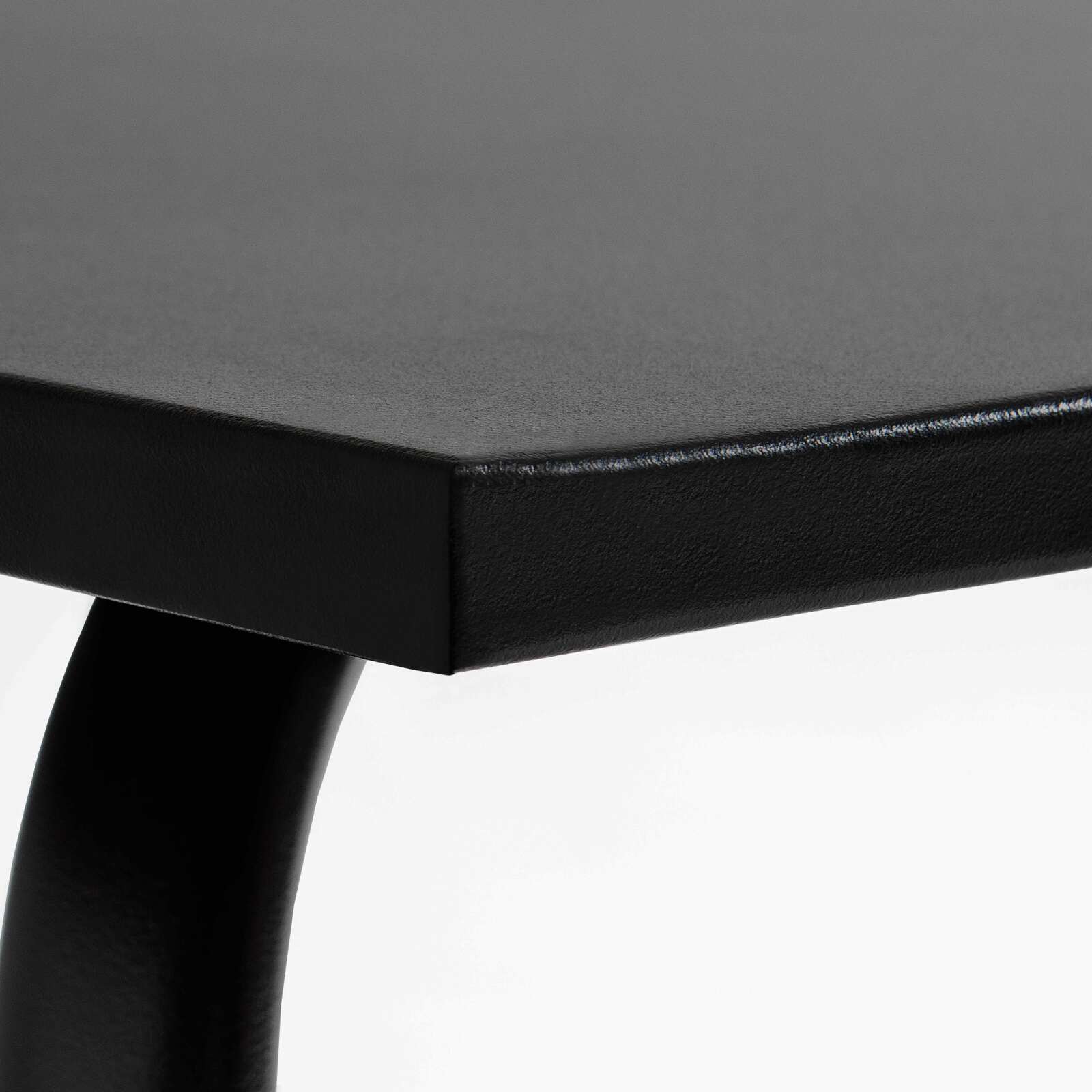 Table de restaurant en métal 6 personnes 120x70 cm