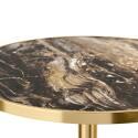 Plateau de table rond en contreplaqué avec revêtement stratifié et bords en aluminium ⌀60 cm