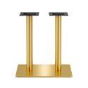 Pied de table de restaurant métal double 72 cm