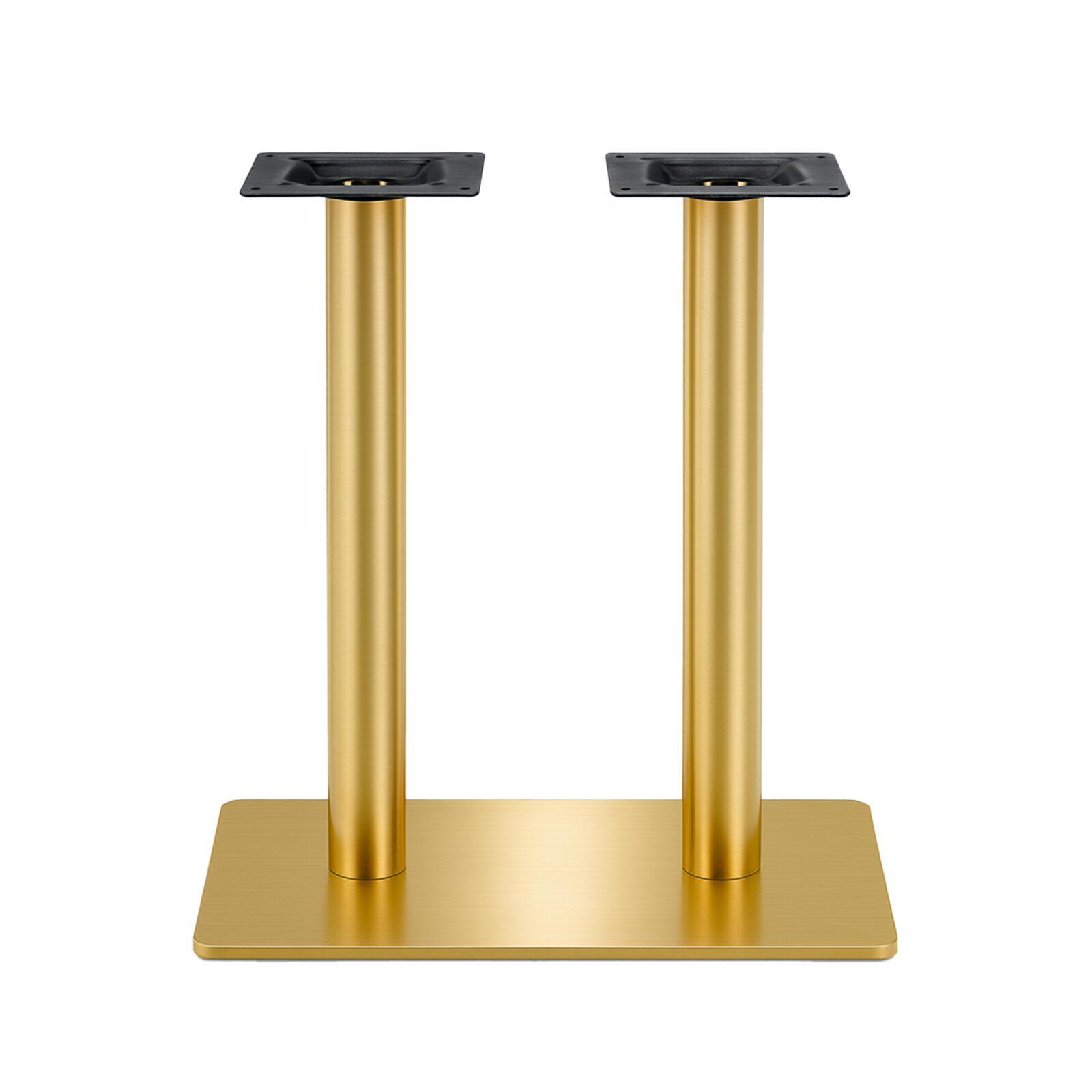 Pied de table de restaurant métal double 72 cm