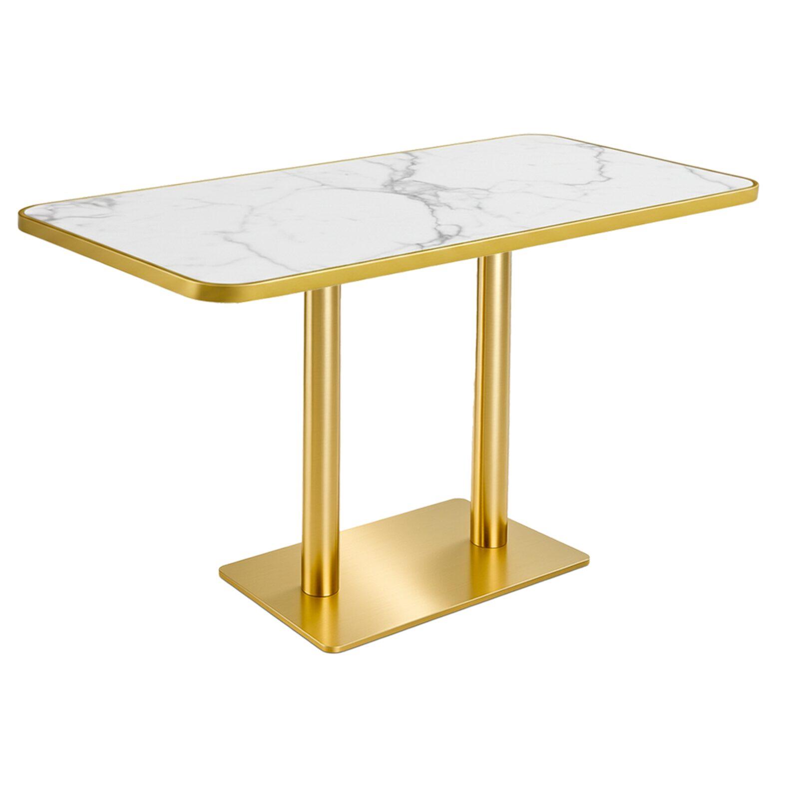 Pied de table de restaurant métal double 72 cm
