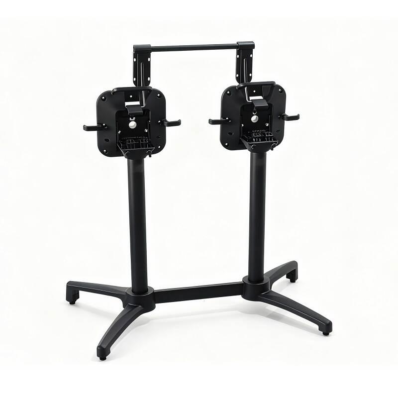 Pied de table de restaurant métal double 72 cm