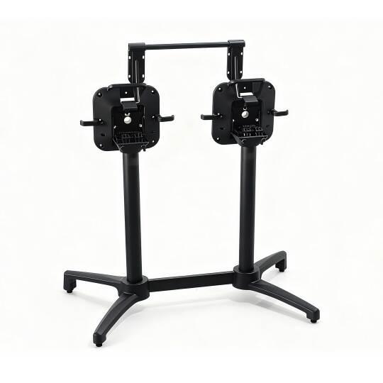 Pied de table de restaurant métal double 72 cm