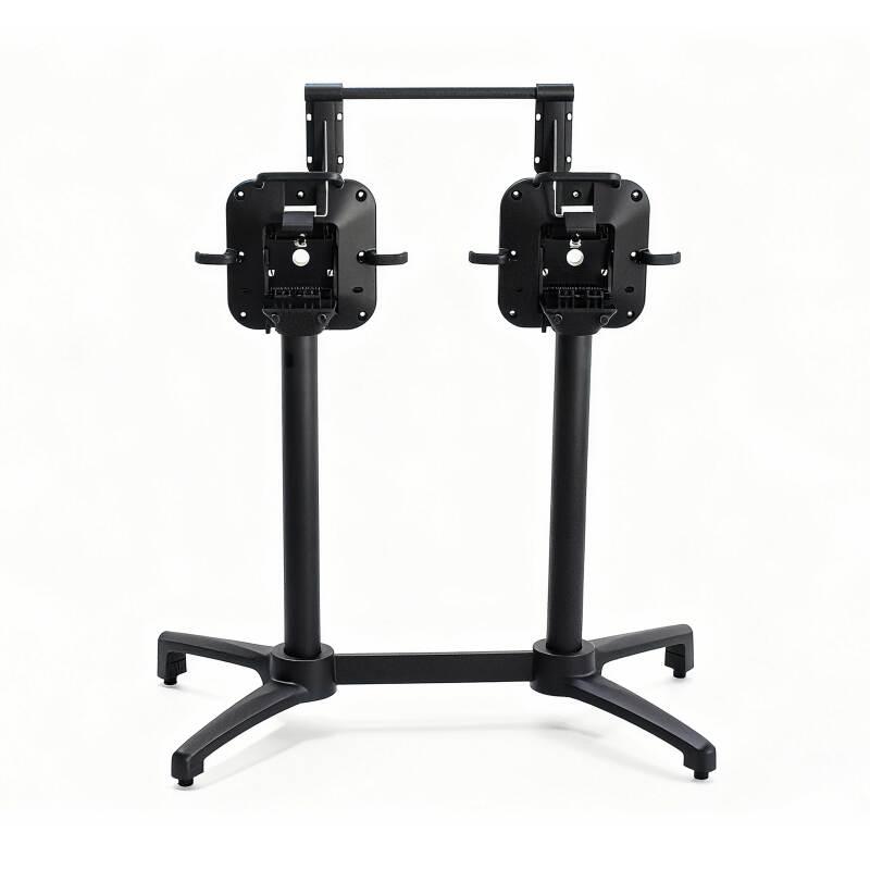 Pied de table de restaurant métal double 72 cm